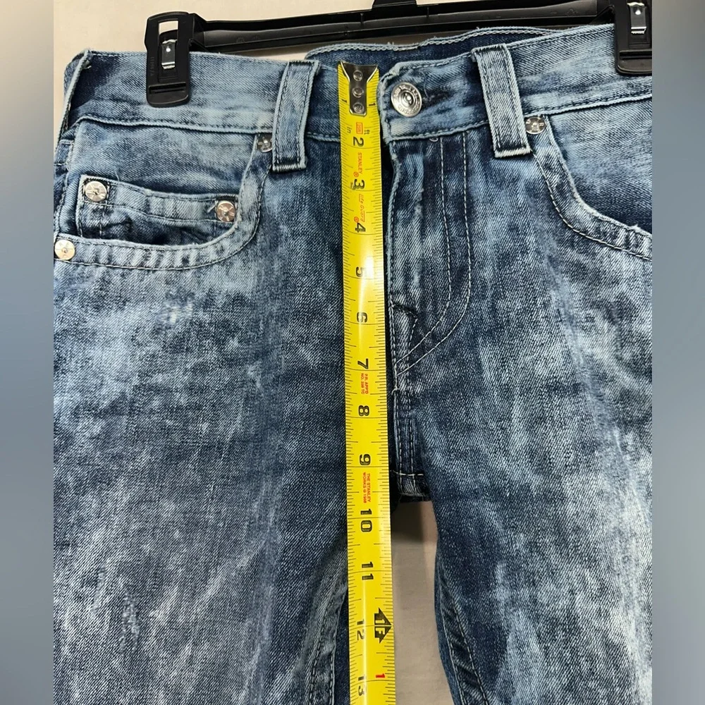 True Religion Jeans Skinny Acid Wash Denim Mens Size 30
